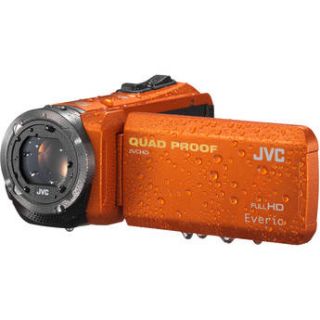 JVC GZ R315DEU Quad Proof HD Camcorder (PAL, Orange) GZ R315DEU