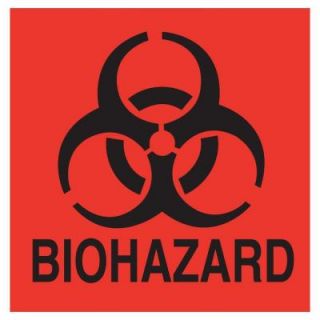 Rubbermaid Commercial Products Bio Hazard Decal FGBP1