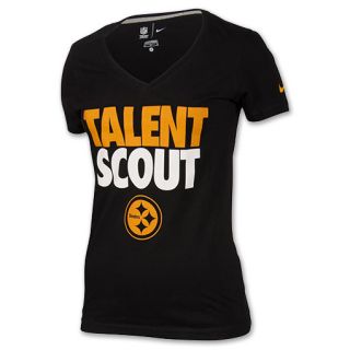 Womens Nike Pittsburgh Steelers Talent Scout NFL T Shirt   559918 750