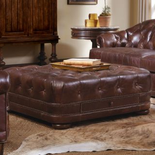 Kennedy Leather Storage Ottoman