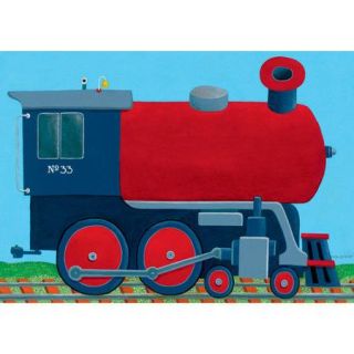 Oopsy Daisy Train Engine Canvas Art