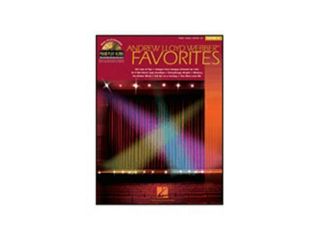 Hal Leonard Andrew Lloyd Webber Favorites   Piano Play Along Book and CD