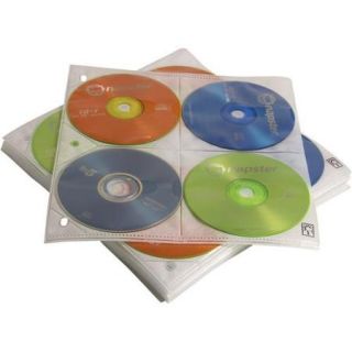 Case Logic 200 Capacity Cd Album Refill Pages   Slide Insert   Plastic   Clear (CDP200)