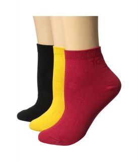 Betsey Johnson No Show Colorful Socks 3 Pack