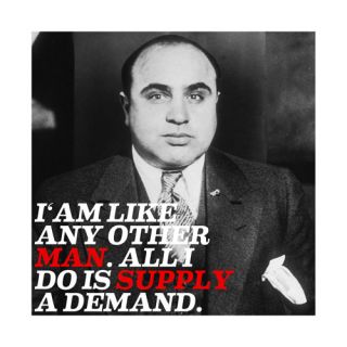 iCanvas Al Capone Quote Canvas Wall Art