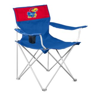 Logo Chairs NCAA University Of Kansas Jayhawks Steel Folding Camping Chair