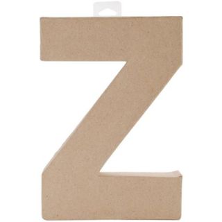 Paper Mache Letter 8"X5 1/2" Letter Z