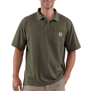 Carhartt Mens Contractors Work Pocket Blended Pique Polo Shirt 452254