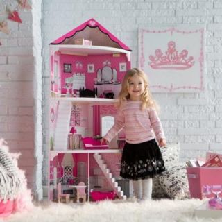KidKraft Think Pink Corner Dollhouse   65836