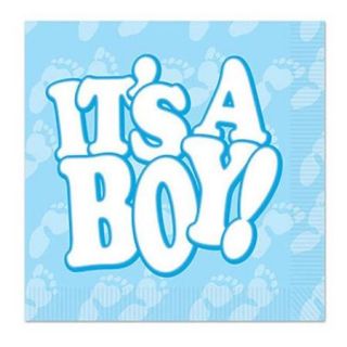 Beistle 58143 Its A Boy Luncheon Napkins, Pack Of 12