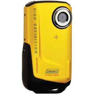 Coleman Waterproof HD Pocket Video Camera (Yellow) CVW9HD Y