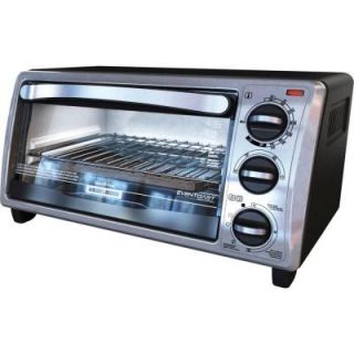 BLACK+DECKER 4 Slice Toaster Oven in Stainless Steel TO1313SBD