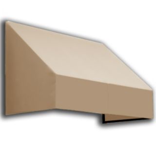 Awntech 64.5 in Wide x 24 in Projection Tan Solid Slope Window Awning