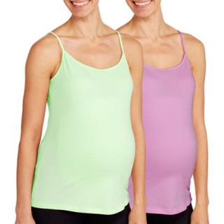 Faded Glory Maternity Basic Knit Cami, 2 Pack