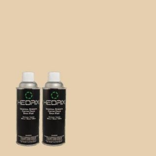 Hedrix 11 oz. Match of X 86 Sandstone Beige Low Lustre Custom Spray Paint (2 Pack) X 86
