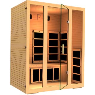 Joyous 3 Person Carbon FAR Infrared Sauna by JNH Lifestyles