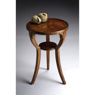 Butler Specialty Dalton Round Accent Table   Olive Ash Burl   7593149