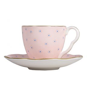WEDGWOOD   Polka Dot Tea Story coffee cup and saucer