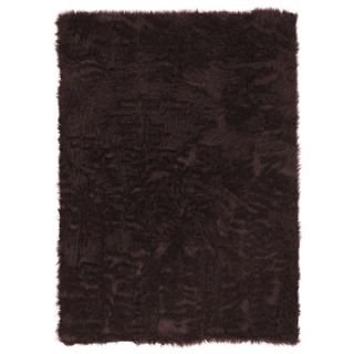 Oh Home Faux Sheepskin Brown Area Rug (18 x 26)  