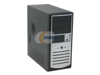 Foxconn TS001 V A300A Black/ Silver Steel ATX Mid Tower Computer Case SPI ATX 2.0 300W Power Supply S ATA ready tool less design