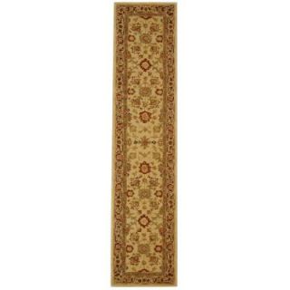 Safavieh Anatolia Ivory/Brown 2 ft. 3 in. x 16 ft. Runner AN546A 216