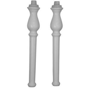 Elizabethan Classics English Turn Console Legs Only in White ECETLEGSWH