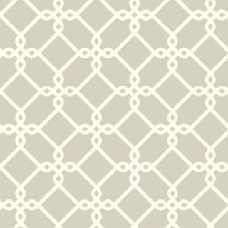 York Wallcoverings 56 sq. ft. Ashford Geometrics Threaded Links Wallpaper GE3627