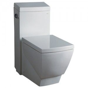 Ariel Bath TB336M Contemporary European Toilet   White   Single Flush