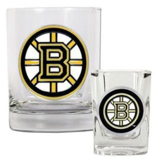 Great American NHL Rocks and Square Shot Glass Set
