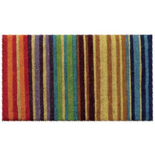 Entryways Rainbow Extra Thick Hand Woven Coir Doormat