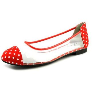 Annie Shoes Easily Women US 10 WW Red Flats