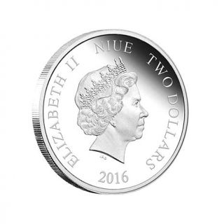 2016 Star Wars 1 oz. Silver $2 Commemorative Proof Coin   Yoda   8133734