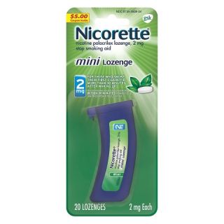 Nicorette® Mint 2 mg Mini Lozenge   20 Count