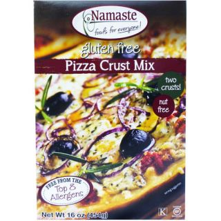 Namaste Foods Gluten Free Pizza Crust Mix, 16 oz (Pack of 6)