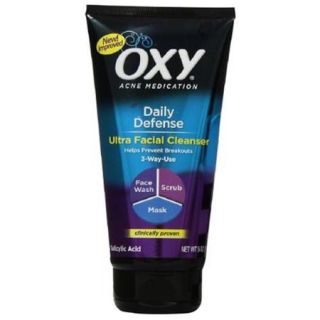OXY Acne Medication Daily Defense Face Wash 5 oz (Pack of 2)