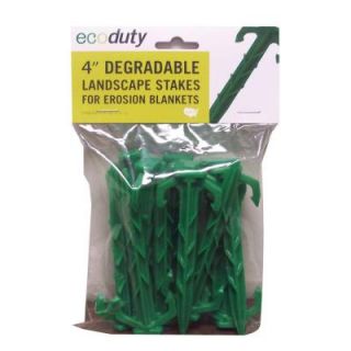 Ecoduty 4 in. Degradable Landscape Stake (12 Count) EDS 4D 12 RTL