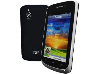 Yezz Andy 3G 3.5 YZ1110 256 MB ROM, 512 MB RAM Black Unlocked Dual SIM Cell Phone 3.5"