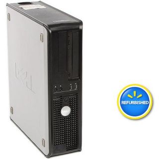 Refurbished Dell Black 755 Desktop PC with Intel Core 2 Duo Processor, 4GB Memory, 750GB Hard Drive and Windows 7 Professional (Monitor Not Included)