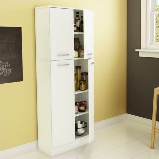 South Shore Fiesta Storage Pantry in Pure White   7150971