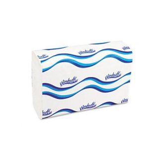 GEORGIA PACIFIC Windsoft Embossed C Fold 1 Ply Paper Towels   200 Sheet per Pack / 12 Packs per Carton