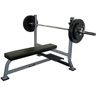 Valor Athletics Flat Olympic Bench with Spotter