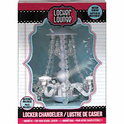 Locker Lounge Magnetic Locker Chandelier 7 H x 5 14 W x 5 D Assorted Colors
