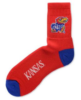 For Bare Feet Kansas Jayhawks Ankle TC 501 Socks   Sports Fan Shop By