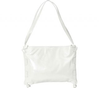 Womens Latico Darby Handbag 7696   Metallic White Leather