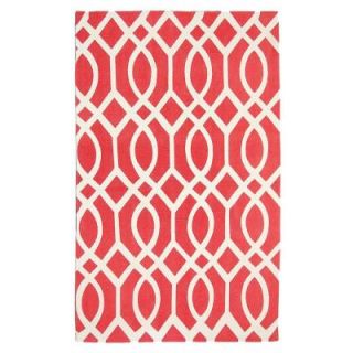 Safavieh Cedar Brook Coral/Ivory 2 ft. 3 in. x 3 ft. 9 in. Area Rug CDR141G 24