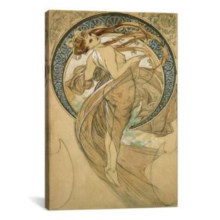 iCanvas 'Dance' by Alphonse Mucha Painting Print on Canvas
