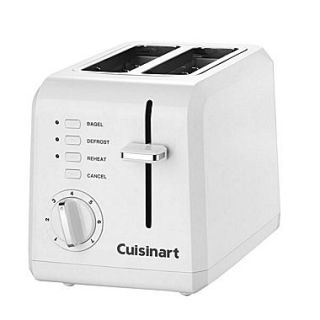 Cuisinart Compact Plastic 2 Slice Toaster, White
