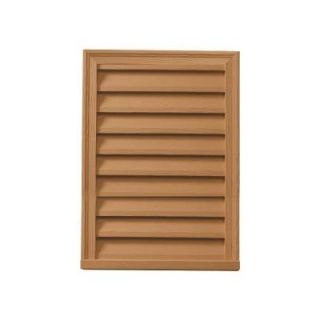 Fypon 12 in. x 24 in. x 2 in. Polyurethane Timber Functional Vertical Louver Gable Vent FLV12X24S