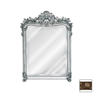 Hickory Manor House 33 in x 45 in Tarnished Gold Rectangle Framed Wall Mirror