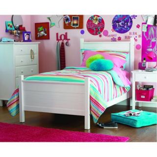 your zone zzz place to be twin bed, white